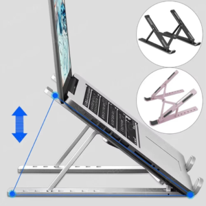 Universal Adjustable Laptop Stand - Multi-Angle Ergonomic Holder for Laptops up to 15 Inches
