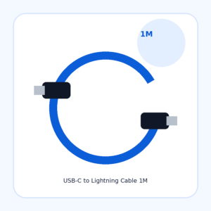 USB-C to Lightning Cable 1M