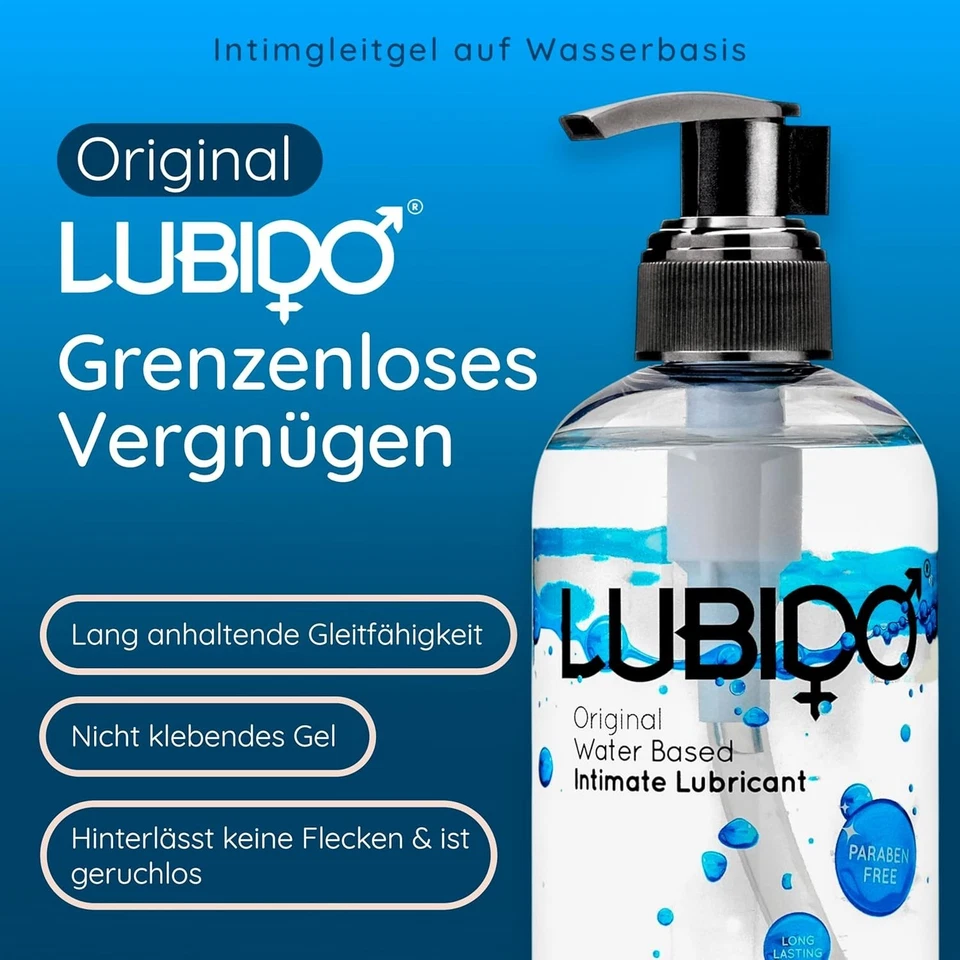 Lubido Water-Based Personal Lubricant 250ml - Vegan, Paraben-Free, Skin-Friendly and Long-Lasting - Image 6