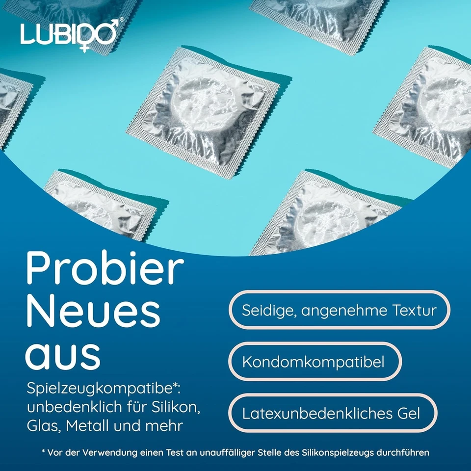 Lubido Water-Based Personal Lubricant 250ml - Vegan, Paraben-Free, Skin-Friendly and Long-Lasting - Image 2
