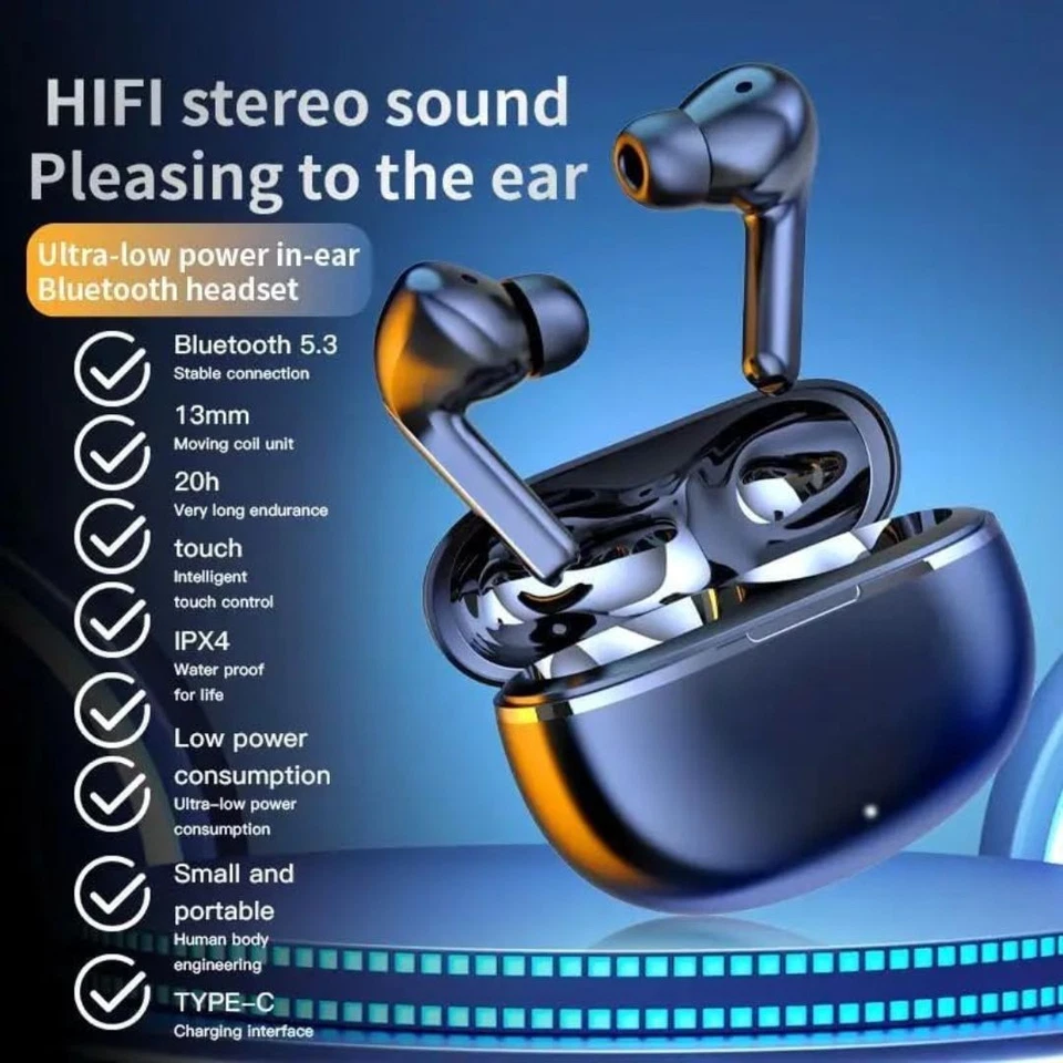 AIR 7 Mini TWS Bluetooth 5.3 Earbuds - ENC Noise Reduction, Wireless, for Android and iOS - Image 8