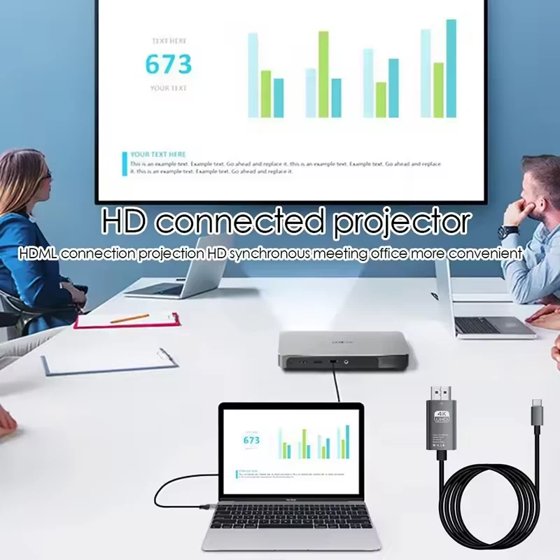 USB-C to HDMI Cable 4K UHD for Samsung, Huawei, Sony and Xiaomi TVs - Image 5
