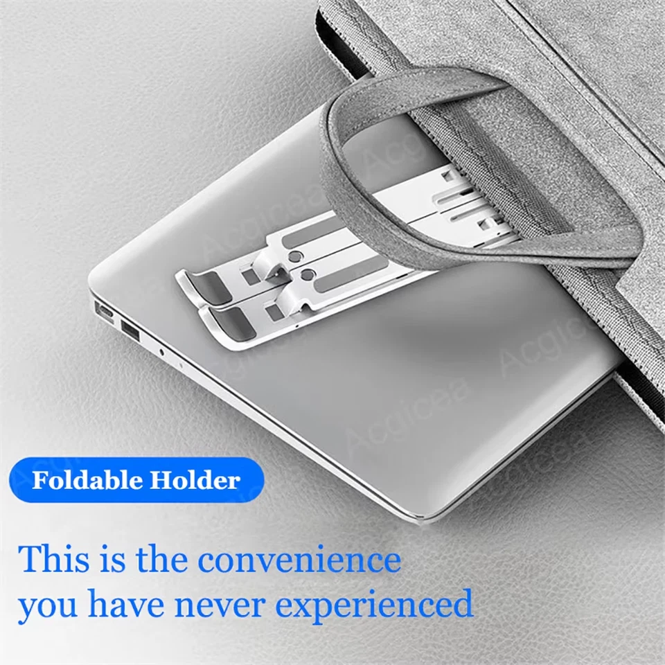 Universal Adjustable Laptop Stand - Multi-Angle Ergonomic Holder for Laptops up to 15 Inches - Image 8