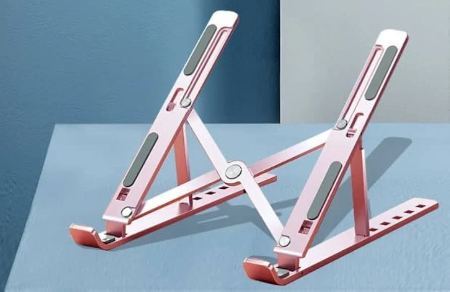 Universal Adjustable Laptop Stand - Multi-Angle Ergonomic Holder for Laptops up to 15 Inches - Image 4