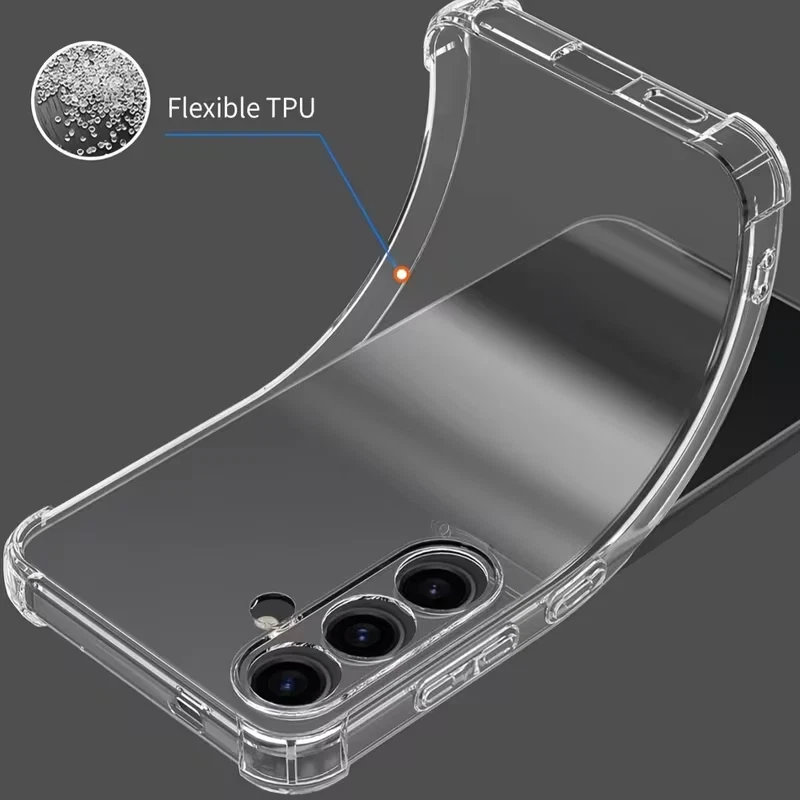 Samsung Phone Case with 360-Degree Protection - Silicone TPU Full-Cover Protective Case - Image 3