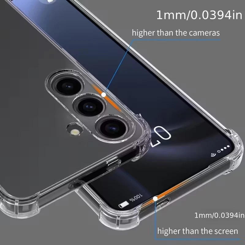 Samsung Phone Case with 360-Degree Protection - Silicone TPU Full-Cover Protective Case - Image 2