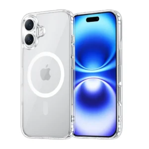 Transparent Case for iPhone 16, 16 Pro and 16 Pro Max - MagSafe-Compatible Shockproof TPU Clear Case